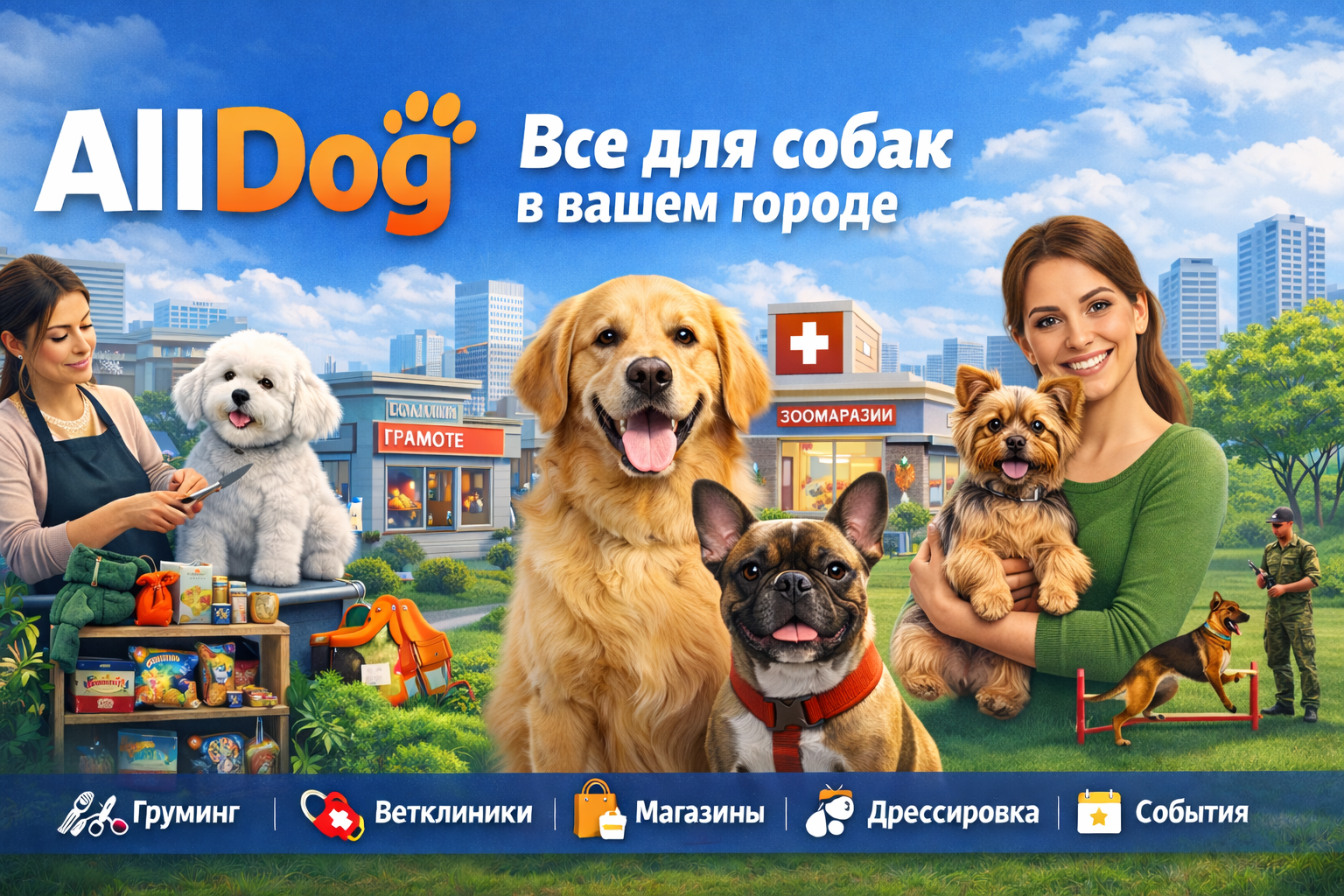 Магазины для собак